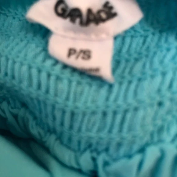 Beautiful New Garage Turquoise Blue Dress w/ Adjustable Straps - Picture 2 of 3